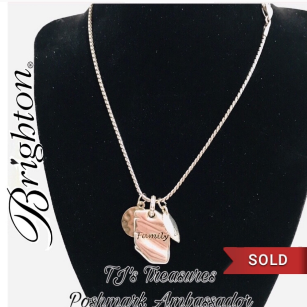 ❌SOLD❌BRIGHTON⭐️ Necklace with 3 Brighton Charms